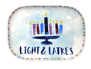Lehigh Valley Hanukkah Light & Latkes Platter