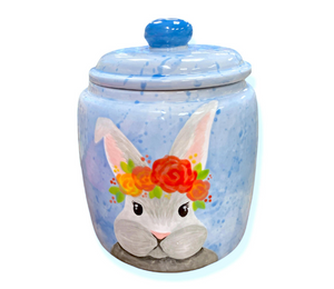 Lehigh Valley Watercolor Bunny Jar
