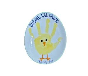 Lehigh Valley Little Chick Egg Plate