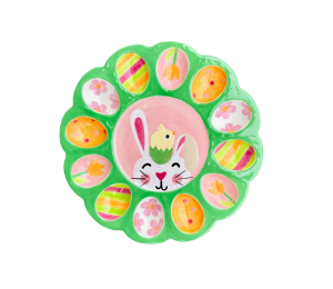 Lehigh Valley Easter Sherbet Egg Plate