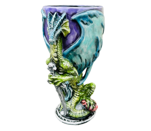 Lehigh Valley Antique Dragon Goblet