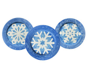 Lehigh Valley Paper Snowflake Plate
